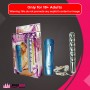 Silver Beaded Anal Vibrator AD-012