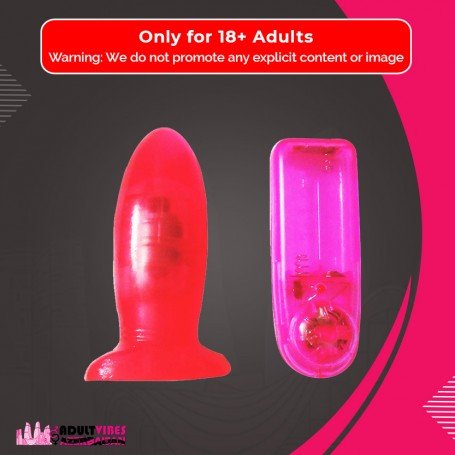 Crystal Anal Butt Plug Vibrating AD-013