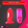 Crystal Anal Butt Plug Vibrating AD-013