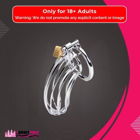 Stainless Steel Iron Wire Male Chastity Lock BDSM-016