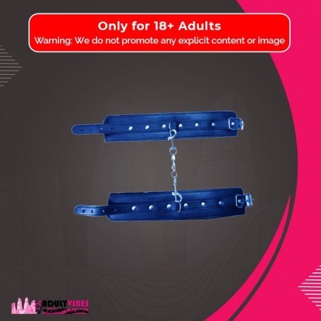 Premium Leather Naughty Nurse Wrist Cuffs Bondage Gear BDSM-021