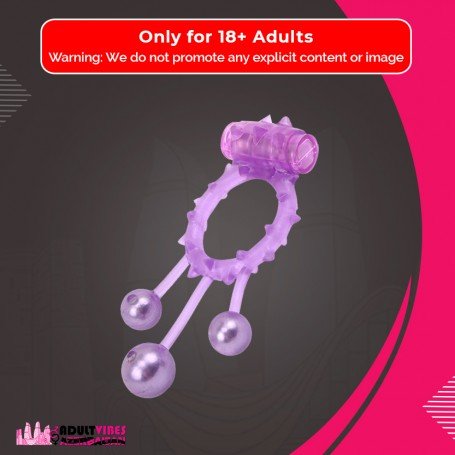 Vibrating Ball Banger Cock Ring Vibrator CR-007