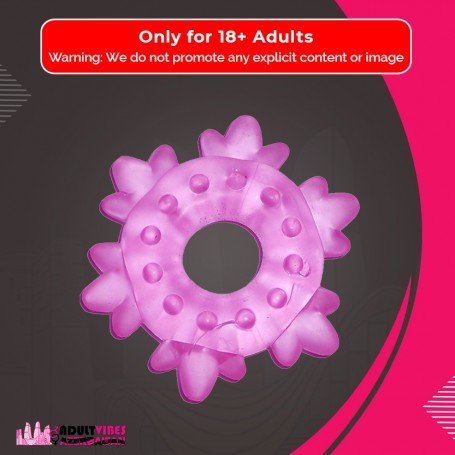 Heavy Cock Ring-Ice Flower CR-006