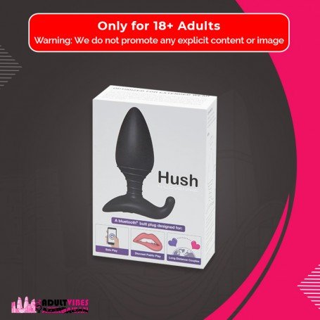 Lovense Hush App Controlled Vibrating Butt Plug (1.5 inch/1.75 inch) ACV-004