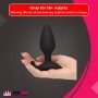 Lovense Hush App Controlled Vibrating Butt Plug (1.5 inch/1.75 inch) ACV-004