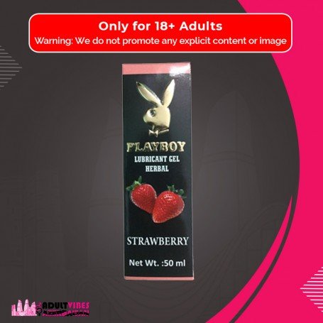 Playboy Lubricant Water Based Gel - Strawberry Flavoured CGS-034