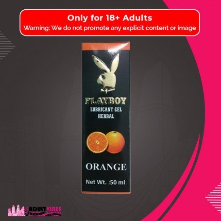 Playboy Lubricant Water Based Gel - Orange Flavoured CGS-033