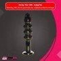 Black Beaded Glass Dildo Sex Toy GD-005