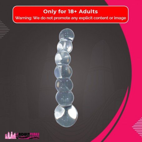 Ultra Beaded Crystal Glass dildo GD-008