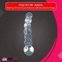 Ultra Beaded Crystal Glass dildo GD-008