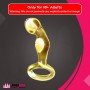 Jaguar Golden Glass Dildo GD-009