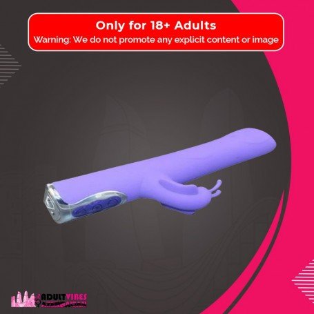 Black T-Transfer Beads Stick Rabbit Vibrator RV-021