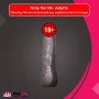 Sex Flesh Silver Realistic Non Vibrator RSNV-022
