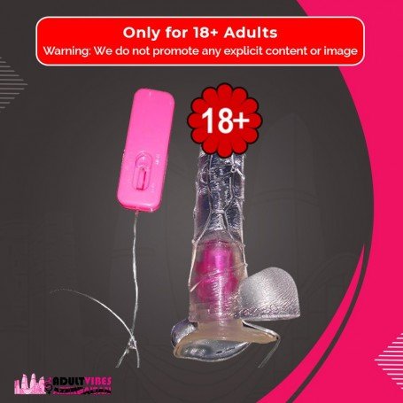 Crystal Lover Jelly Realistic Vibrator with Suction Cup RSV-065