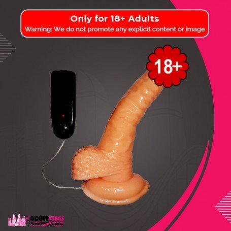Whoppers Curved Vibrating Suction Cup Dildo RSV-078